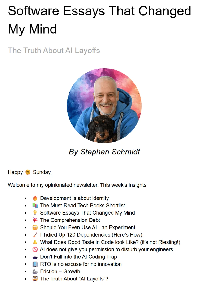 CTO Newsletter Example